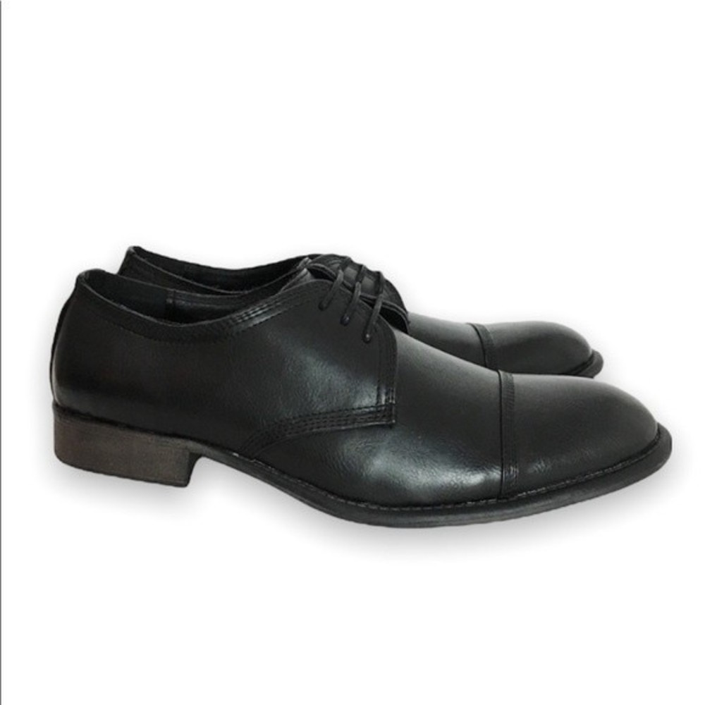 Kenneth Cole Unlisted Mens Size 8.5 House Rules Oxford‎ Black Dress Shoes